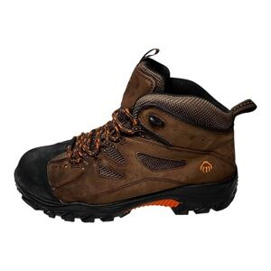 Wolverine Hudson ST EH Mid Cut Hiker‎ Work Boots Brown Black Men 10.5 EW
